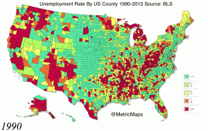 失業率地図